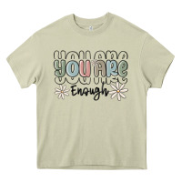Mossy you are enough Heavy Core Tee - MaliasSmallBusiness