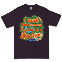 Plum i teach tiny humans im kind of a big deal Premium Tee - NancyCooperArtShop