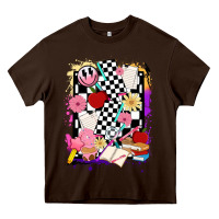 Chocolate Brown teacher Heavy Core Tee - JahusDesignShop