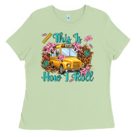 Matcha this is how i roll Ladies Tee - NancyCooperArtShop