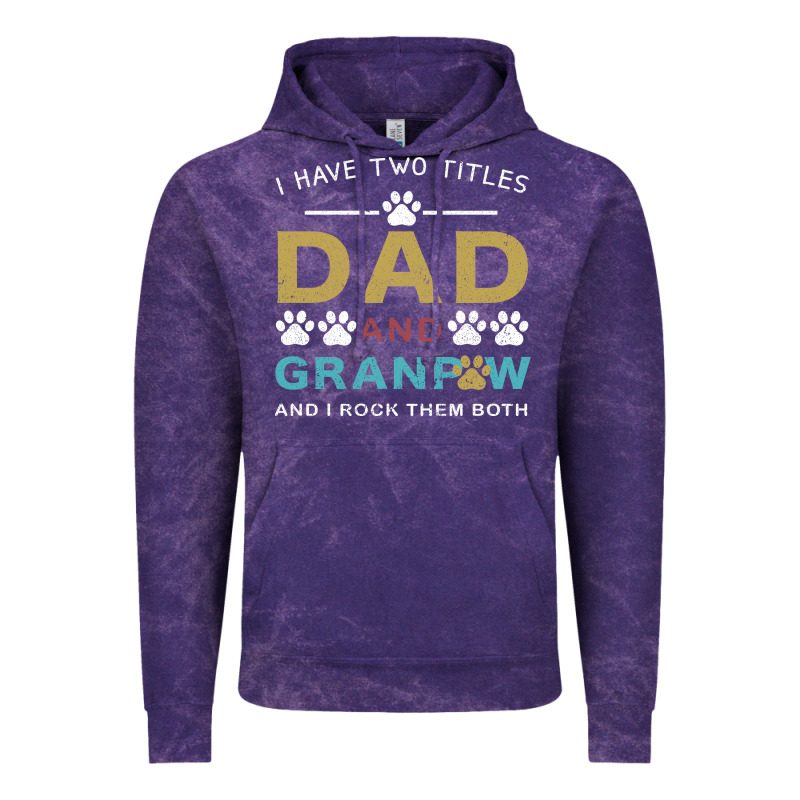 I Have Two Titles Dad And Grandpa Vintage Hoodie by Bettercallsaul | Teevron