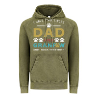 Vintage Olive i have two titles dad and grandpa Vintage Hoodie - Bettercallsaul