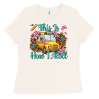 Bone this is how i roll Ladies Tee - NancyCooperArtShop