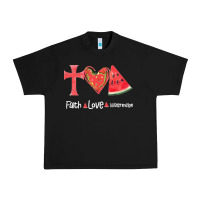 Black Faith Love Watermelon Urban Heavy Tee - Bettercallsaul