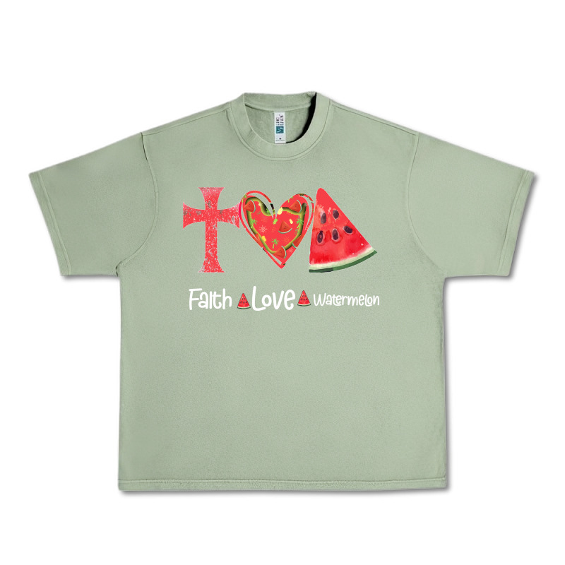 Faith Love Watermelon Urban Heavy Tee by Bettercallsaul | Teevron