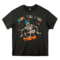 Asphalt ride till i die Heavy Core Tee - MaliasSmallBusiness