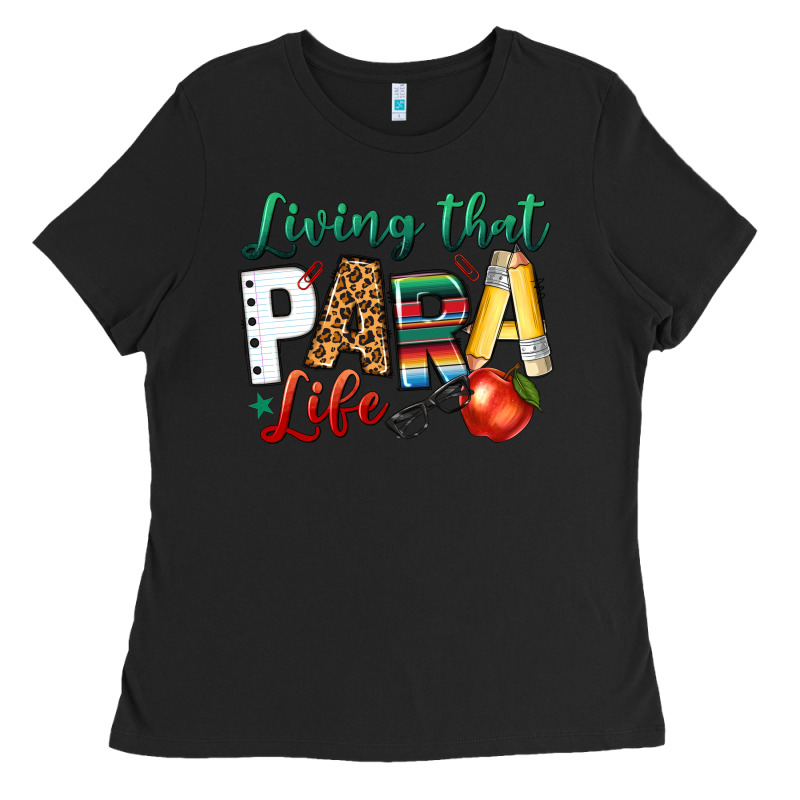 Living That Para Life Ladies Tee by NancyCooperArtShop | Teevron