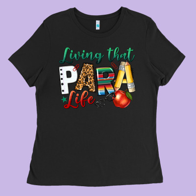 Living That Para Life Ladies Tee Designed By Nancycooperartshop
