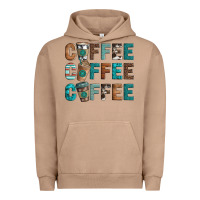 Pigment Burro coffee Urban Hoodie - Artiststas