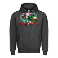 Charcoal Heather merry christmas santa polar express Zipper Hoodie - FaDigitalArtStudio