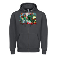 Smoke merry christmas santa polar express Zipper Hoodie - FaDigitalArtStudio