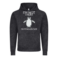 Vintage Black I'm Not Short I'm Penguin Size Vintage Hoodie - Bettercallsaul