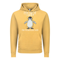 Vintage Mustard I'm Not Short I'm Penguin Size Vintage Hoodie - Bettercallsaul