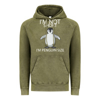 Vintage Olive I'm Not Short I'm Penguin Size Vintage Hoodie - Bettercallsaul