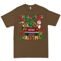 Cacao Christmas Santa and reindeer truck Premium Tee - MaliasSmallBusiness