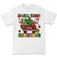 White Christmas Santa and reindeer truck Premium Tee - MaliasSmallBusiness