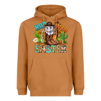 Meerkat Hop Into Easter Bunny Western Heavyweight Hoodie - CowhideDigitalArt