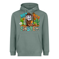 Sage Hop Into Easter Bunny Western Heavyweight Hoodie - CowhideDigitalArt