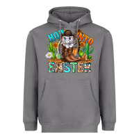 Storm Hop Into Easter Bunny Western Heavyweight Hoodie - CowhideDigitalArt