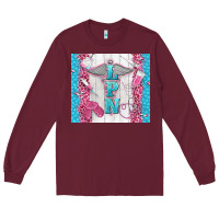 Burgundy lpn tumbler tbs Long Sleeve Tee - TumblerDesignByShophia