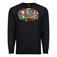 Black baseball grandma Premium Sweatshirt - CowhideDigitalArt
