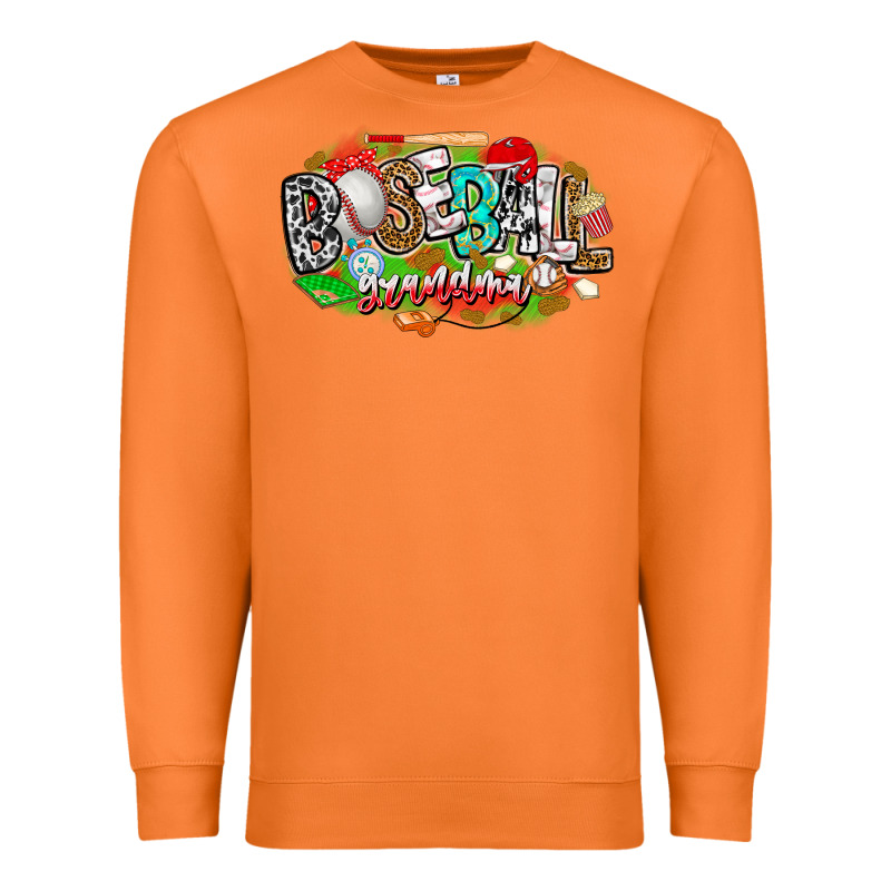 Baseball Grandma Premium Sweatshirt by CowhideDigitalArt | Teevron