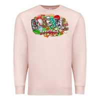 Pale Pink baseball grandma Premium Sweatshirt - CowhideDigitalArt