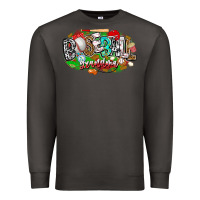 Smoke baseball grandma Premium Sweatshirt - CowhideDigitalArt