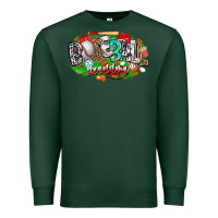 Sports Green baseball grandma Premium Sweatshirt - CowhideDigitalArt