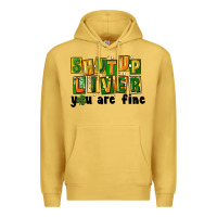 Antique Gold shut up liver you are fine Premium Hoodie - FaDigitalArtStudio