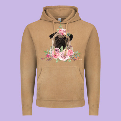 Pug Vintage Hoodie Designed By Bettercallsaul