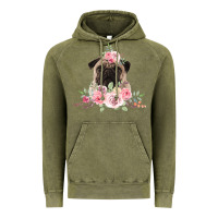 Vintage Olive Pug Vintage Hoodie - Bettercallsaul