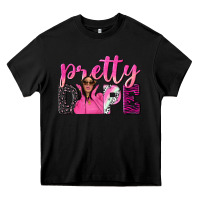 Black pretty dope afro woman Heavy Core Tee - NancyCooperArtShop