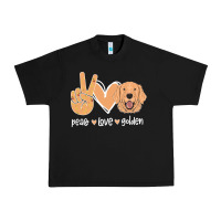 Black Peace Love Golden Urban Heavy Tee - Bettercallsaul