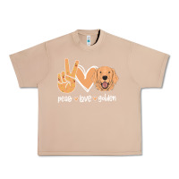 Burro Peace Love Golden Urban Heavy Tee - Bettercallsaul