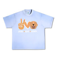 Grape Ice Peace Love Golden Urban Heavy Tee - Bettercallsaul