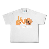 Lunar Rock Peace Love Golden Urban Heavy Tee - Bettercallsaul