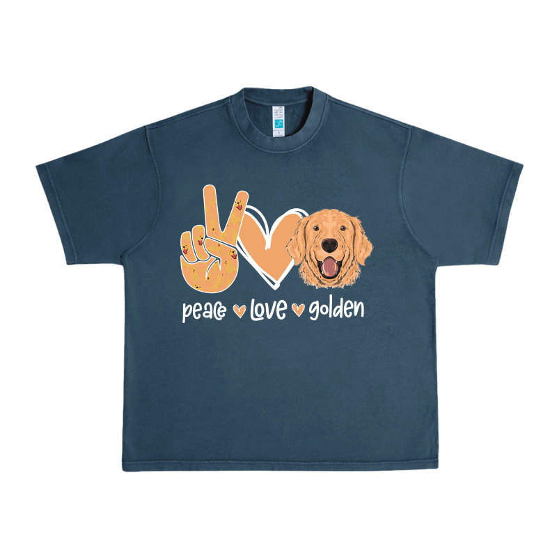 Peace Love Golden Urban Heavy Tee by Bettercallsaul | Teevron