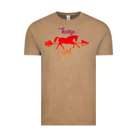 Vintage Coffee Horse Girl Vintage Tee - Bettercallsaul