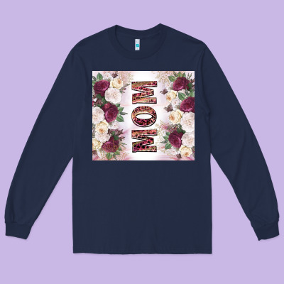 Mother’s Day Mom Flowers Tumbler Tbs Long Sleeve Tee Designed By Tumblerdesignbyshophia