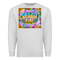 Dove Grey Beach Life Premium Sweatshirt - CowhideDigitalArt
