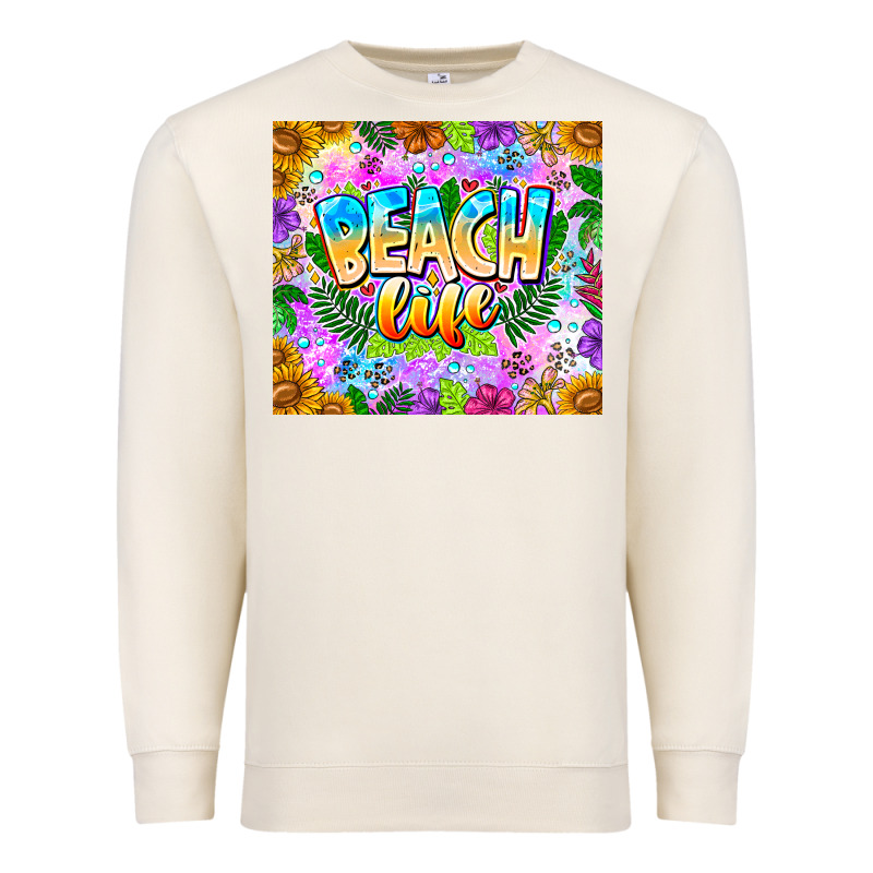 Beach Life Premium Sweatshirt by CowhideDigitalArt | Teevron