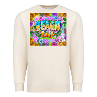 Sandshell Beach Life Premium Sweatshirt - CowhideDigitalArt