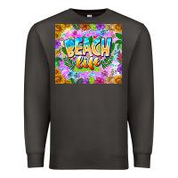 Smoke Beach Life Premium Sweatshirt - CowhideDigitalArt