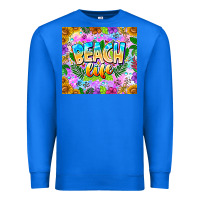 True Royal Beach Life Premium Sweatshirt - CowhideDigitalArt