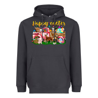 Smoke Happy Easter Animal Car Heavyweight Hoodie - CowhideDigitalArt