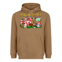 Toasted Coconut Happy Easter Animal Car Heavyweight Hoodie - CowhideDigitalArt