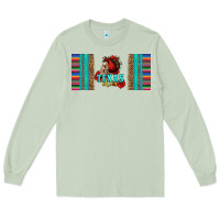 Matcha texas chica skull with bandana Long Sleeve Tee - Jasminsmagicworld