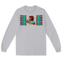 Moon Dust texas chica skull with bandana Long Sleeve Tee - Jasminsmagicworld
