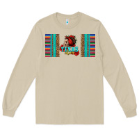 Mushroom texas chica skull with bandana Long Sleeve Tee - Jasminsmagicworld